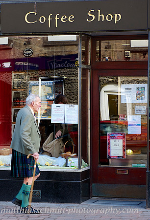 Scotsman in Elgin, Scotland