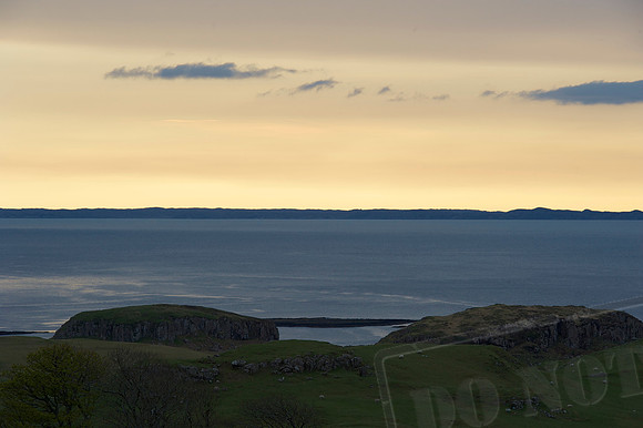 Sunset View from Glengorm Castle