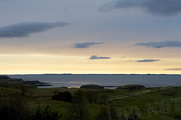 Sunset View from Glengorm Castle
